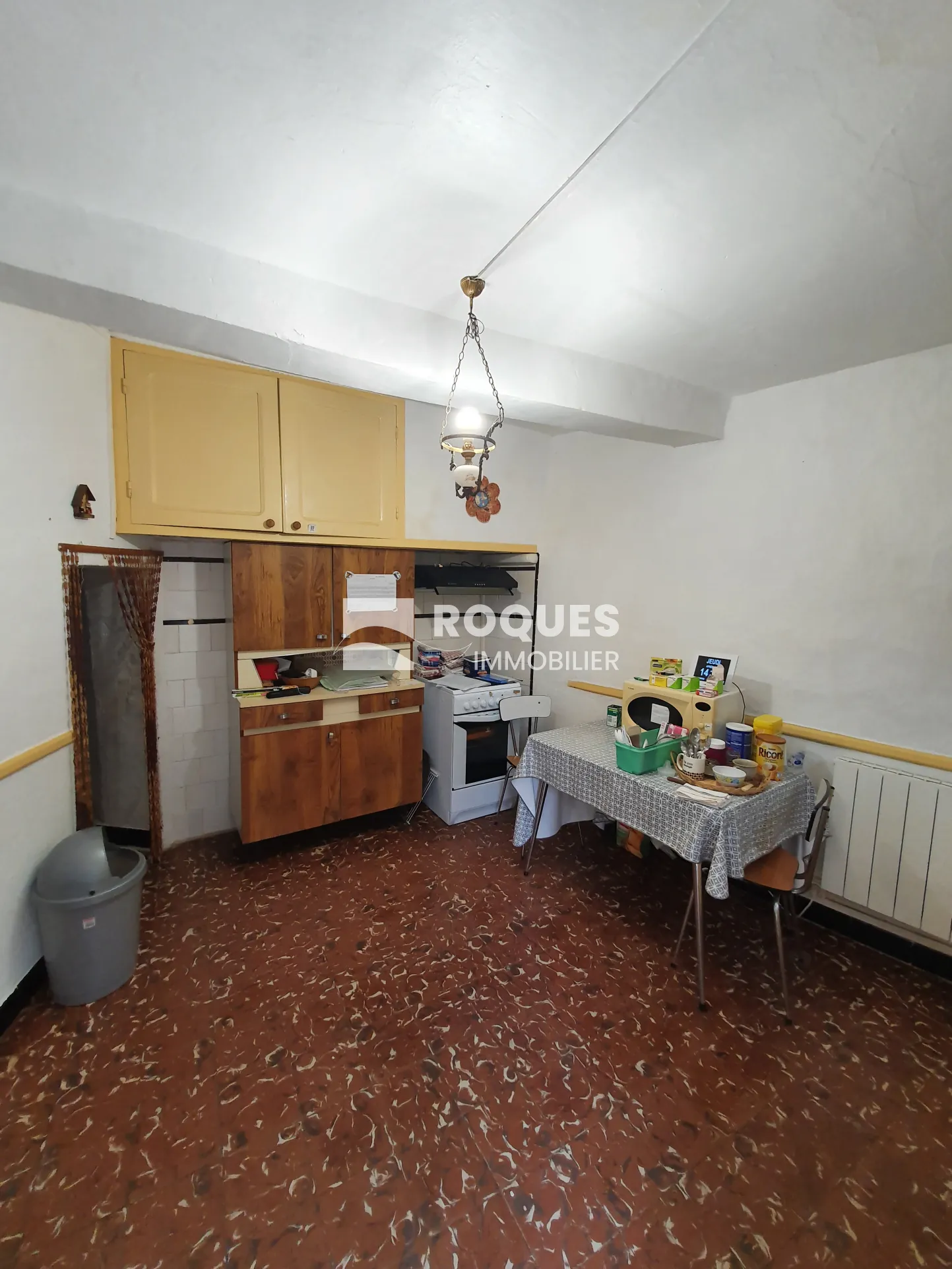 Maison de village à Lunas de 48 m² avec terrasse et grenier aménageable 