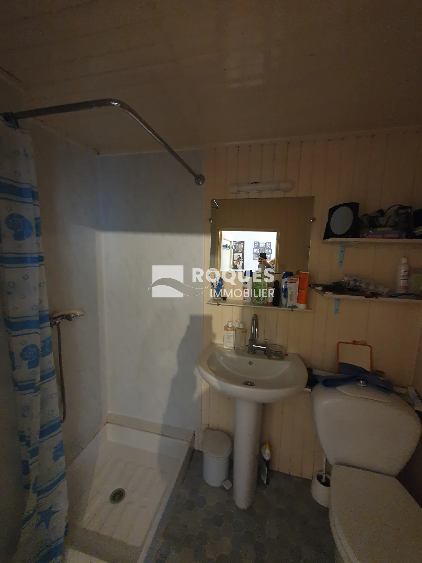 Maison de village à Lunas de 48 m² avec terrasse et grenier aménageable 