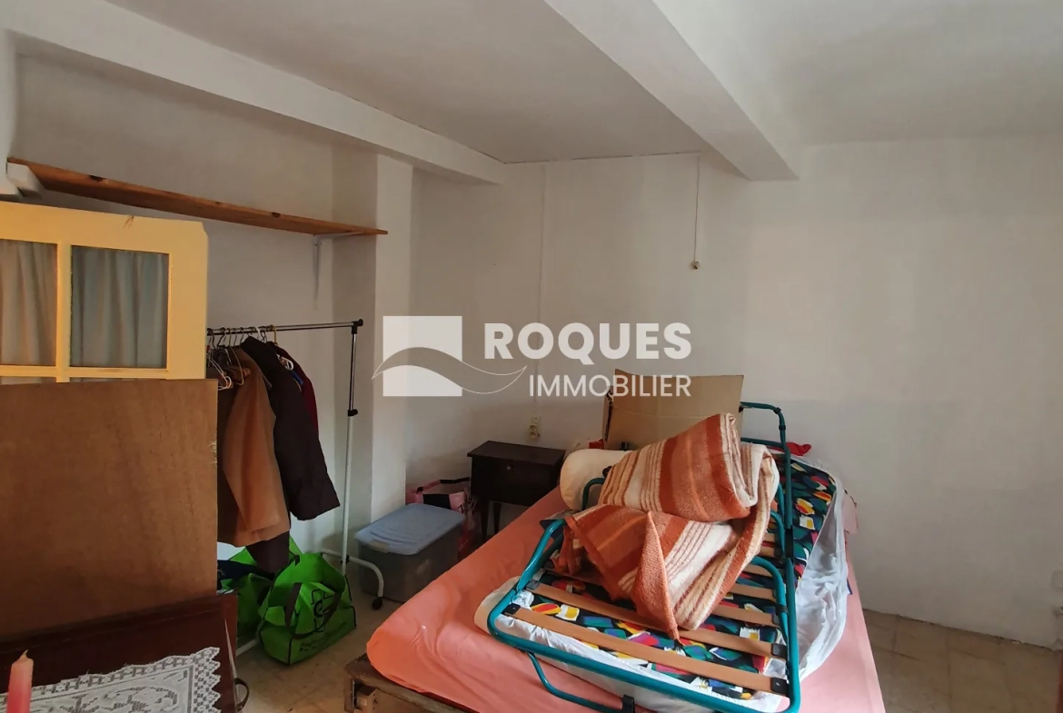 Maison de village à Lunas de 48 m² avec terrasse et grenier aménageable 