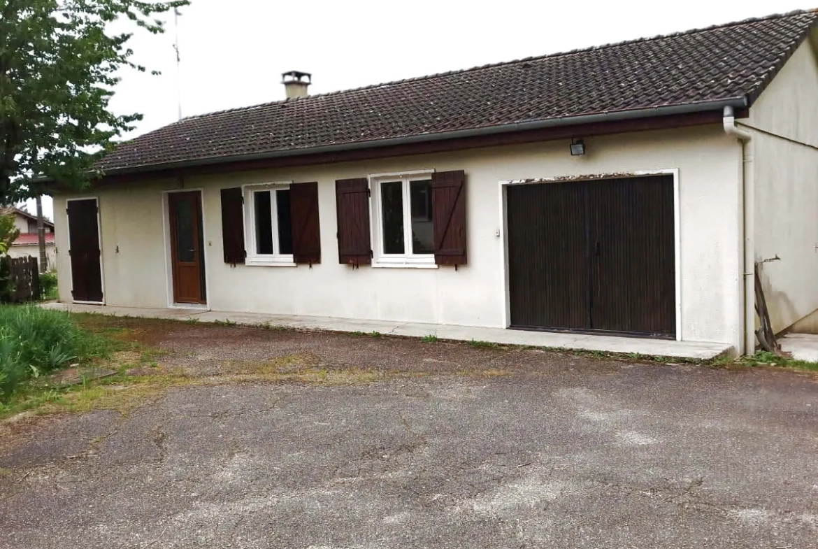 Villa de plain-pied avec terrain arboré à Beaupont, idéal premier achat 