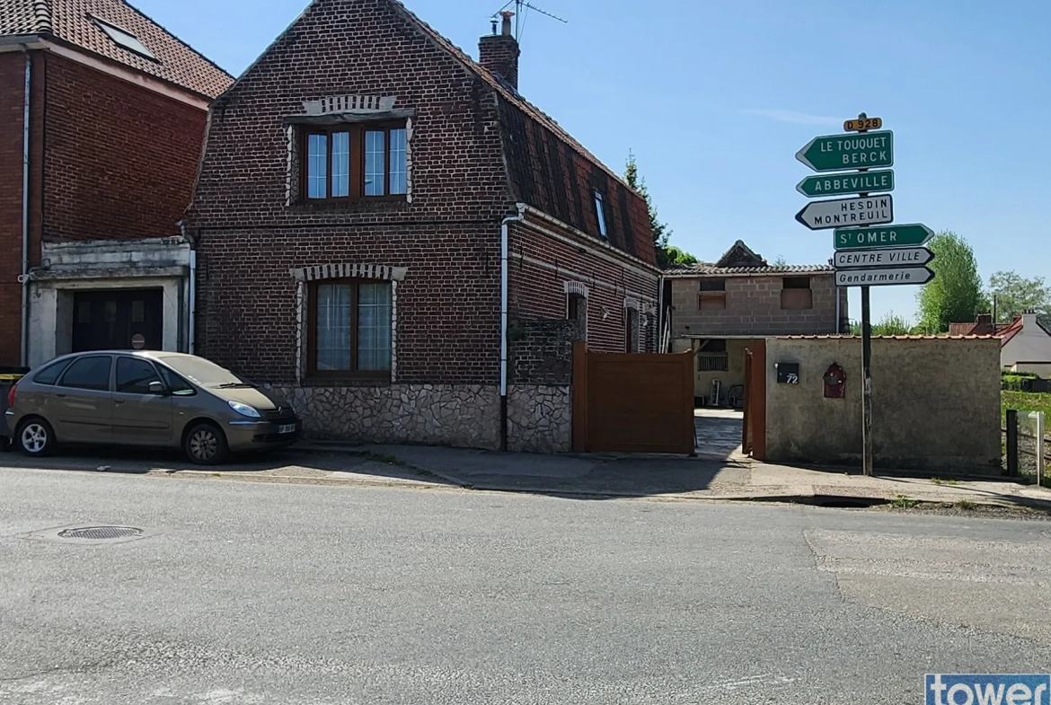 Maison à vendre à Wizernes avec 3 chambres et espace extérieur 