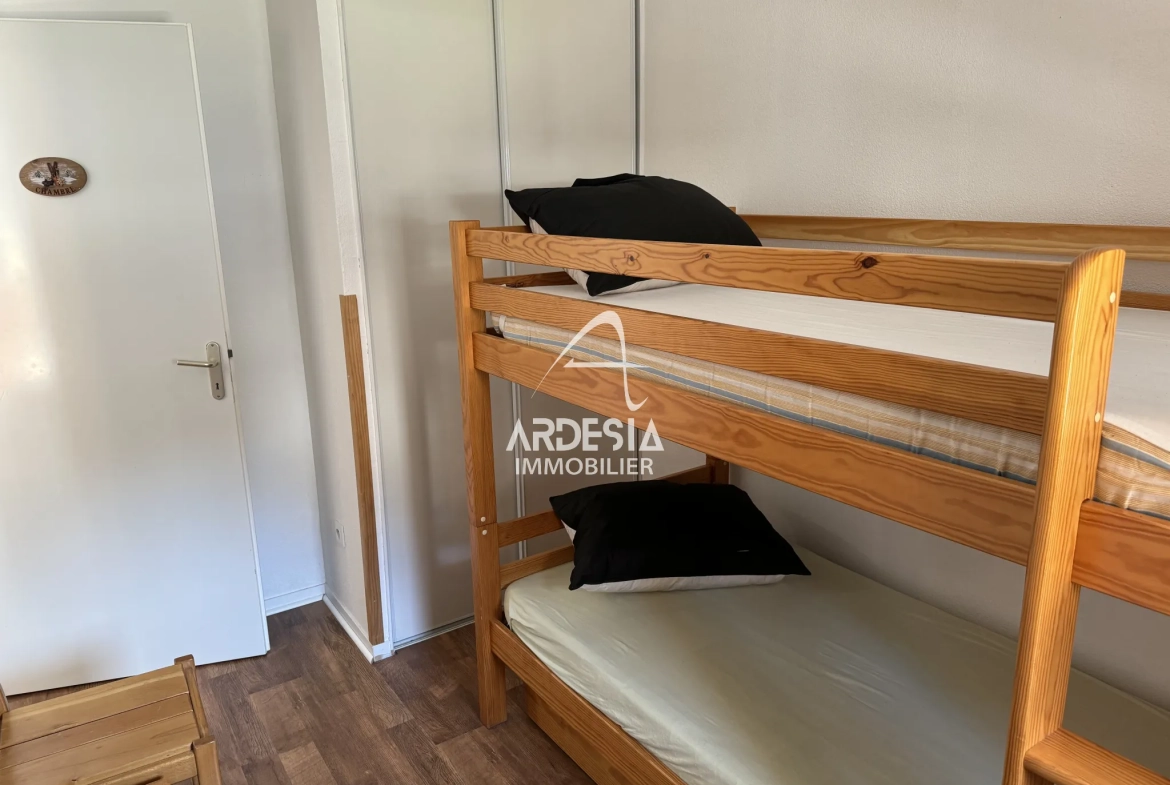 Appartement 35m² à La Norma avec balcon et vue montagne, idéal pour sports d'hiver 