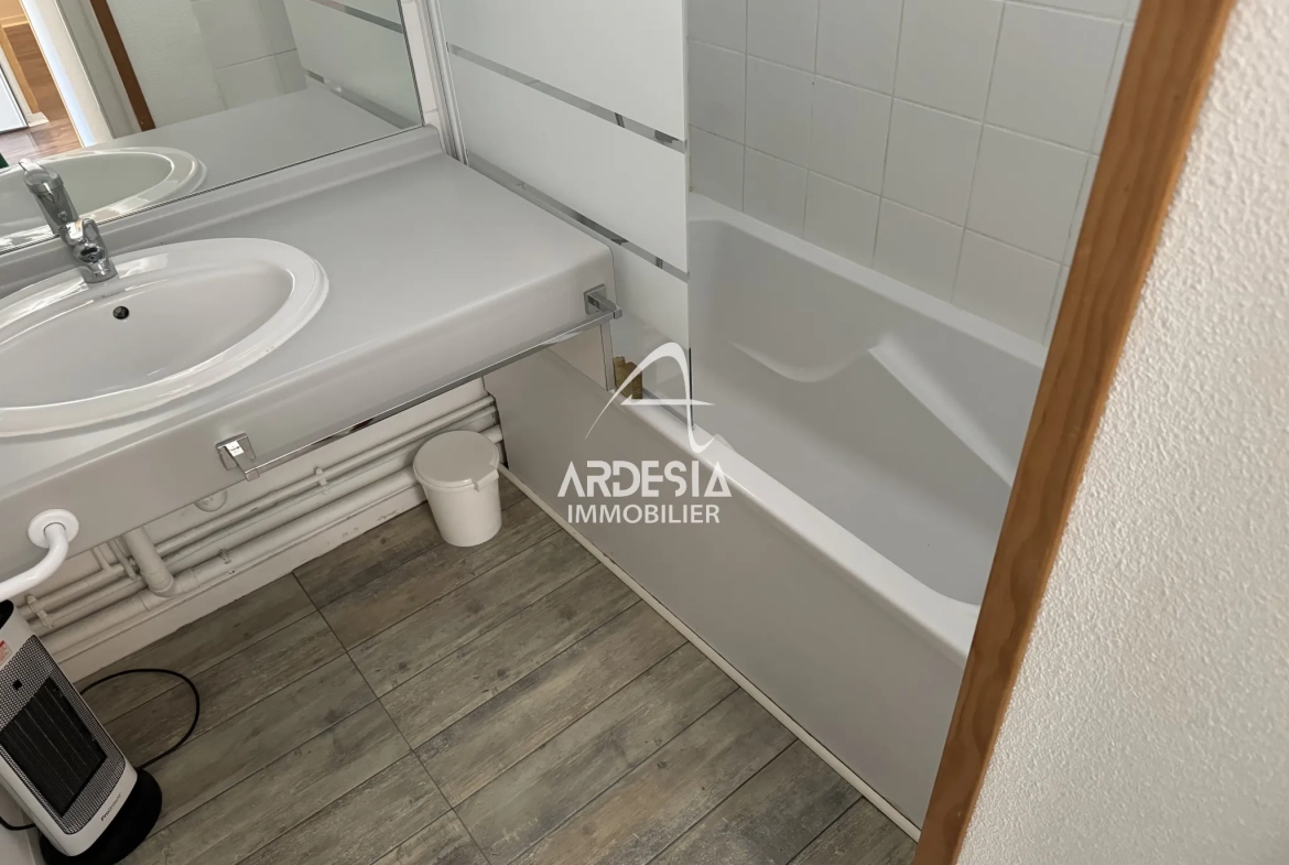 Appartement 35m² à La Norma avec balcon et vue montagne, idéal pour sports d'hiver 