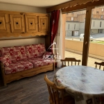 Appartement 35m² à La Norma avec balcon et vue montagne, idéal pour sports d'hiver