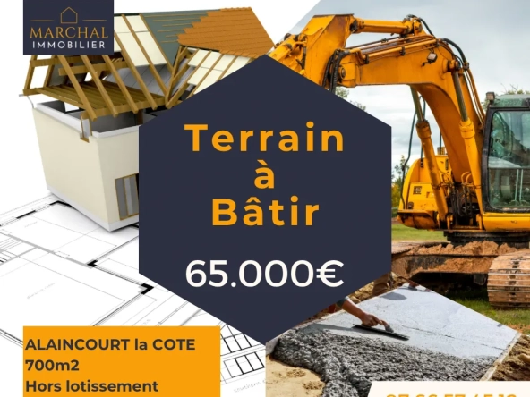 Terrains constructibles à vendre à 20 minutes de Metz (700-1800 m²)