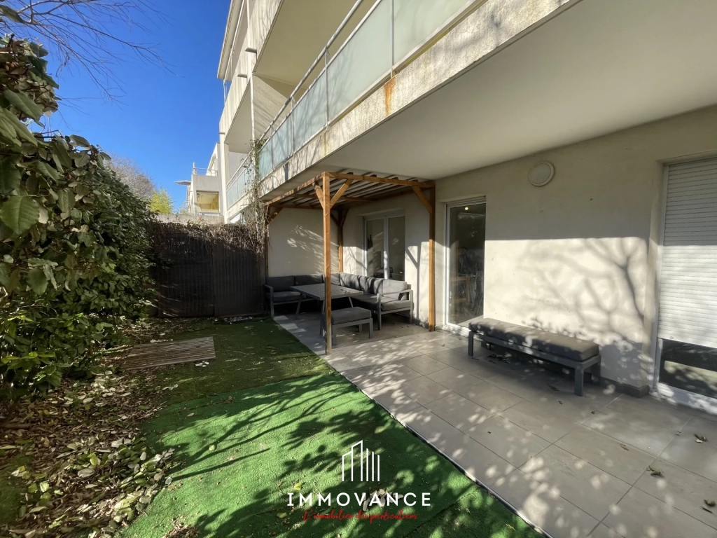 Appartement 2 pièces avec terrasse et jardin à Montpellier