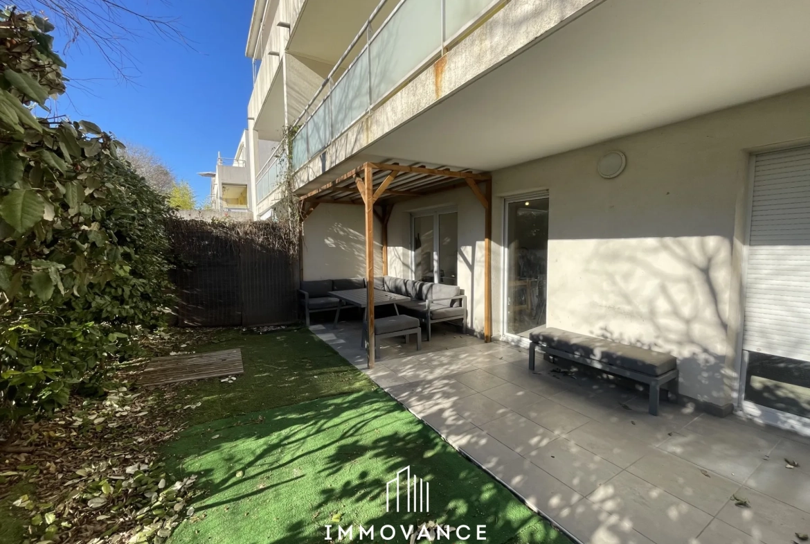 Appartement 2 pièces avec terrasse et jardin à Montpellier 