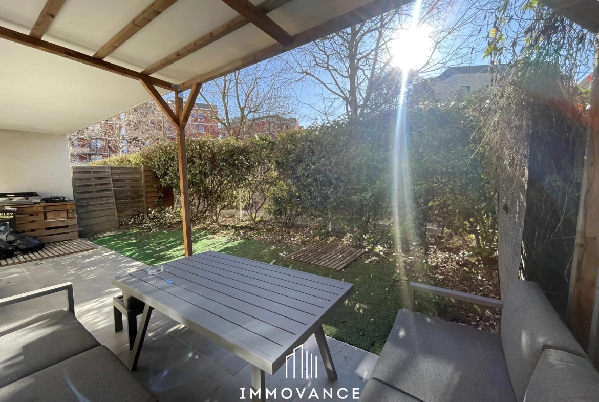 Appartement 2 pièces avec terrasse et jardin à Montpellier 