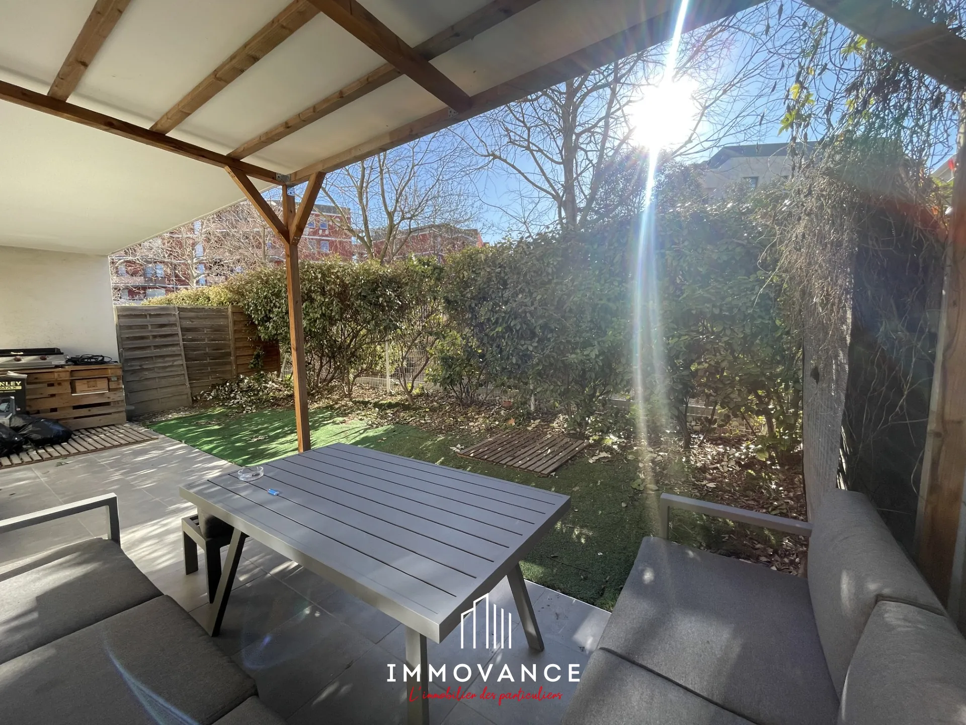 Appartement 2 pièces avec terrasse et jardin à Montpellier 