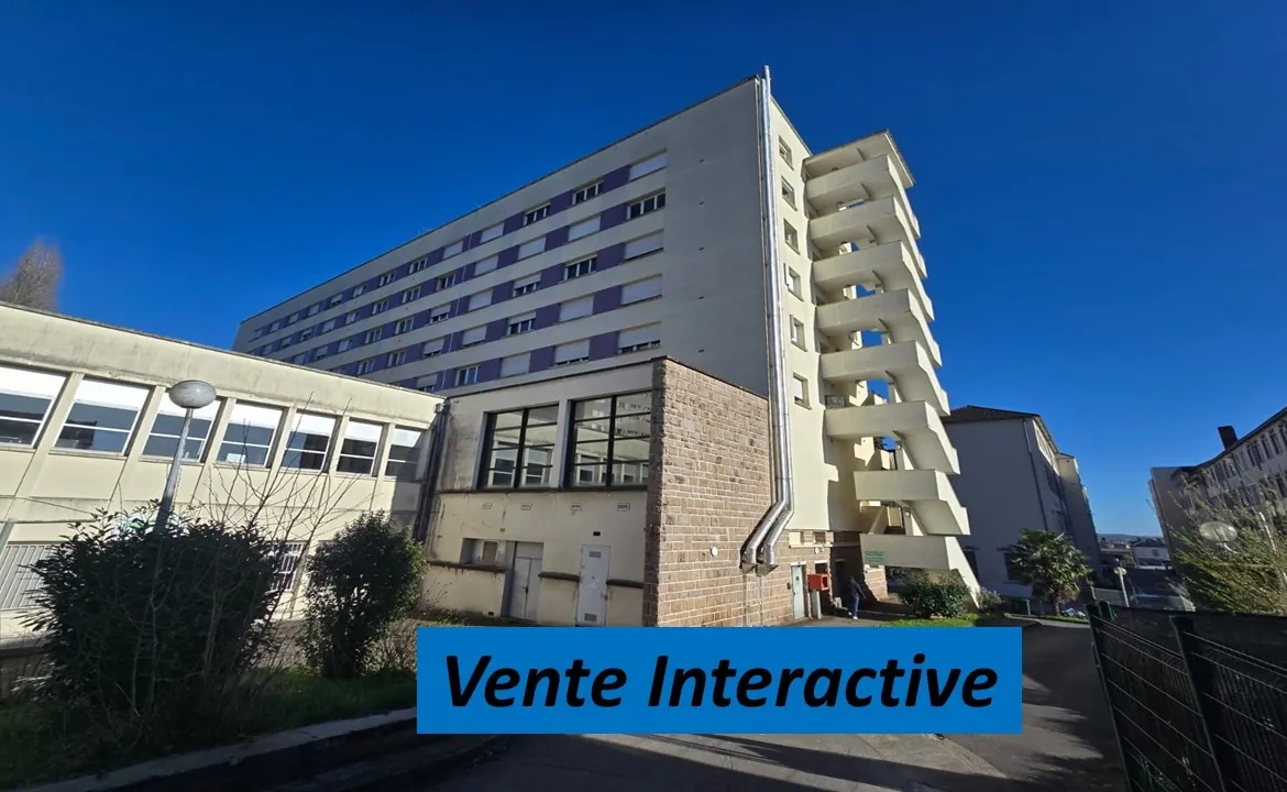 Studio de 18 m² à vendre à Limoges – Opportunité d'investissement rentable 