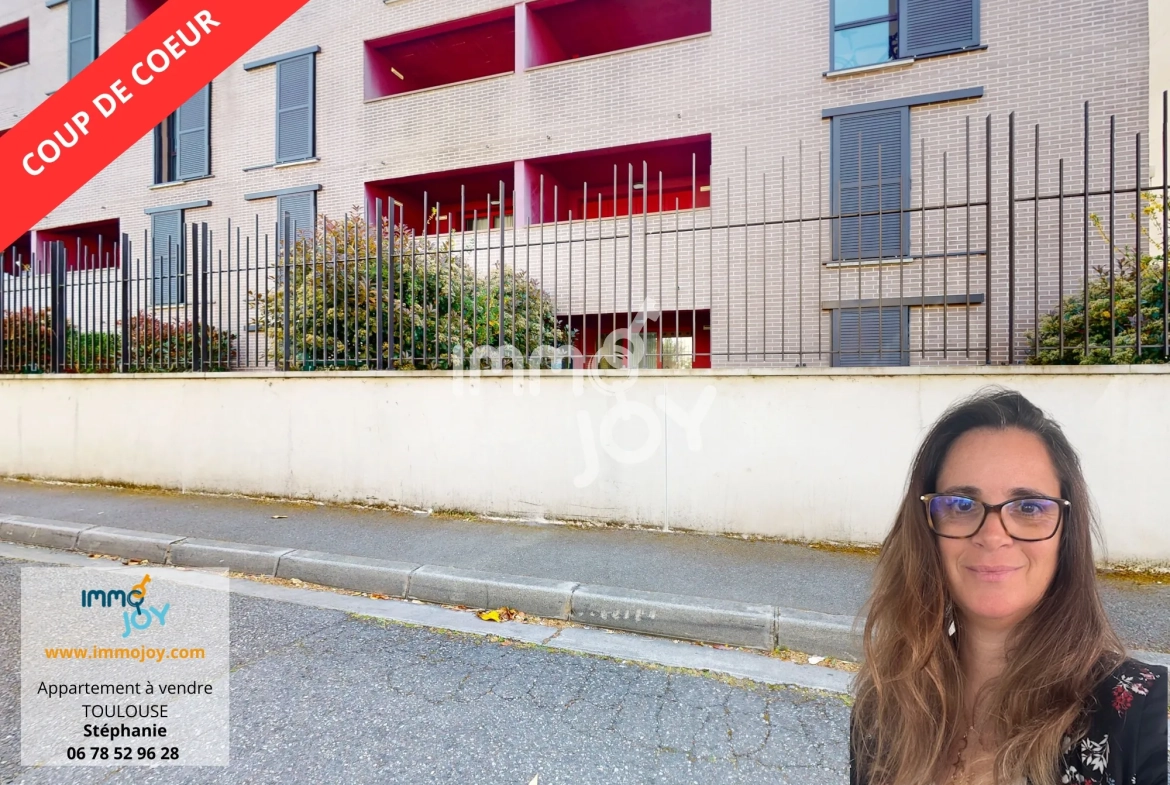Achat appartement T2 à Toulouse proche Rangueil avec parking et balcon 