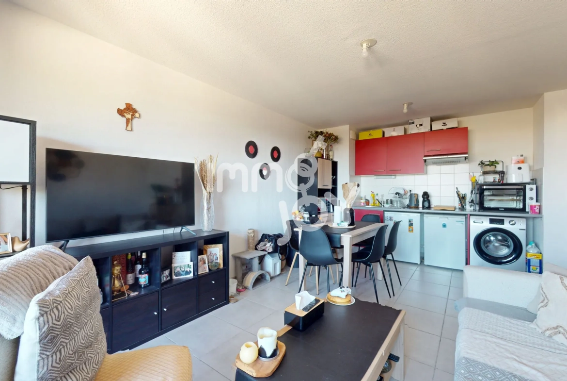 Achat appartement T2 à Toulouse proche Rangueil avec parking et balcon 