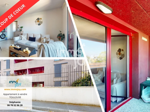 Achat appartement T2 à Toulouse proche Rangueil avec parking et balcon