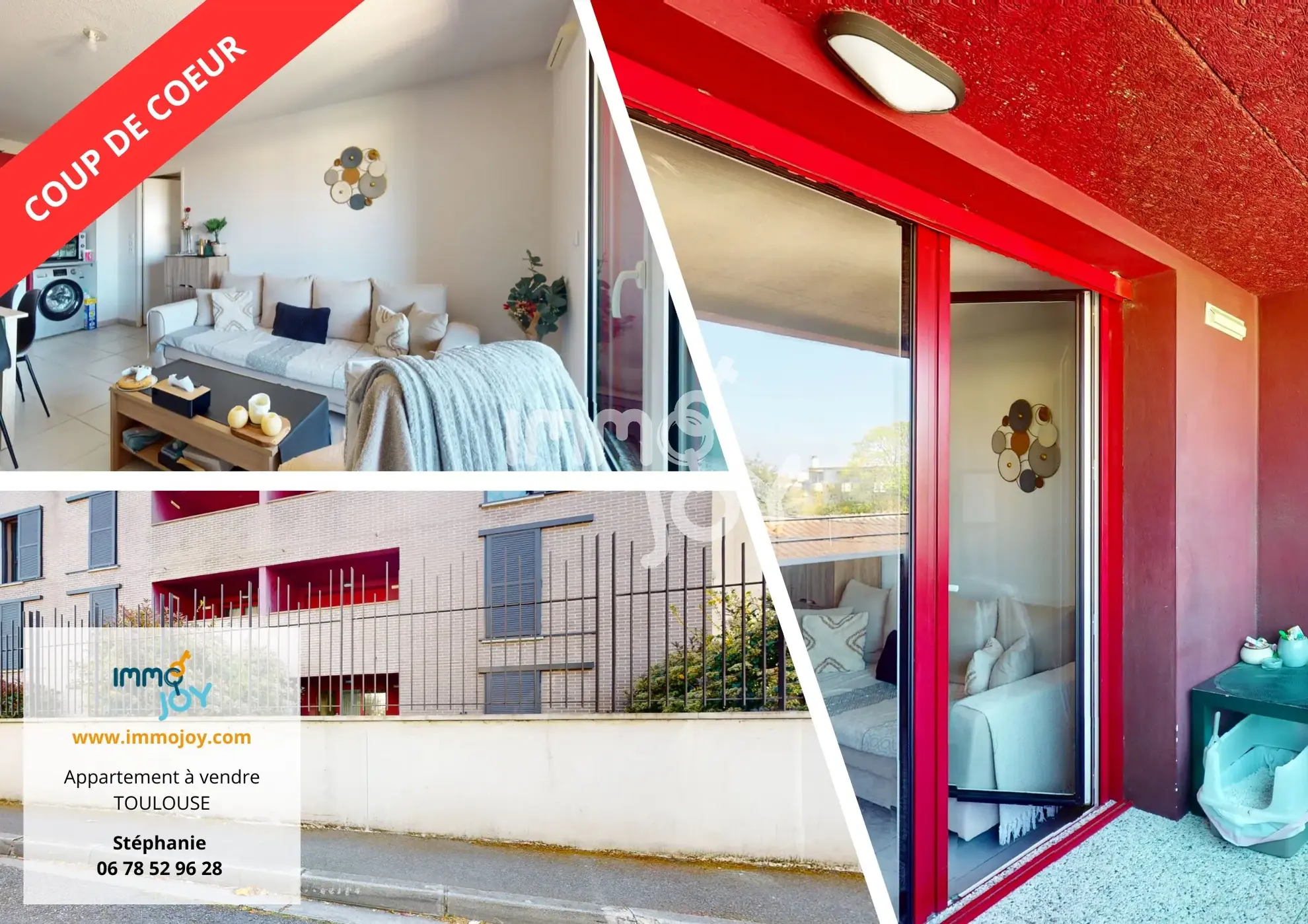 Achat appartement T2 à Toulouse proche Rangueil avec parking et balcon 