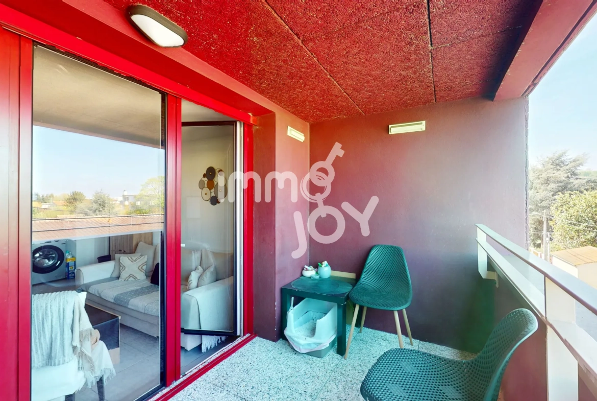 Achat appartement T2 à Toulouse proche Rangueil avec parking et balcon 