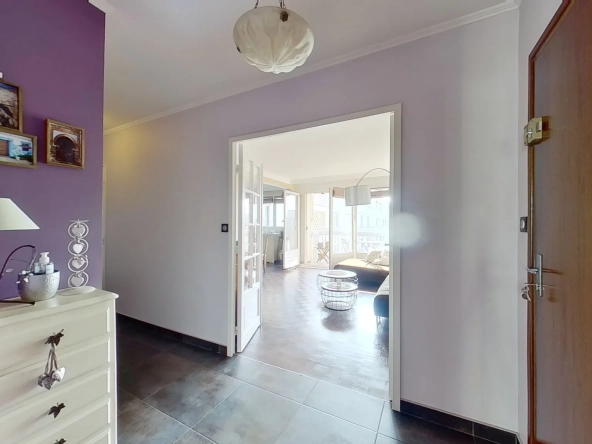 À vendre appartement familial 3-4 chambres à Tassin, Lyon 5ème avec vue Monts du Lyonnais