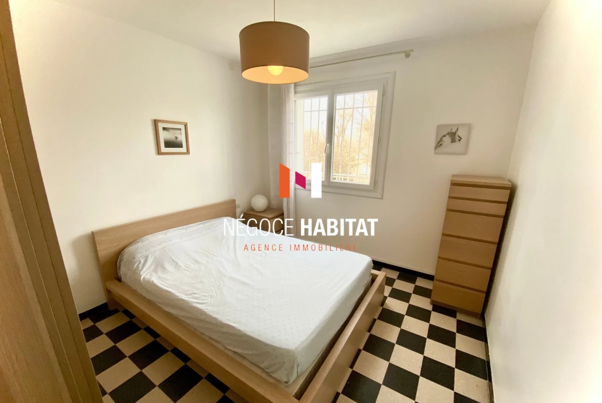 Bel appartement T2 rénové à Palavas-les-Flots, 50 m de la plage avec parking et balcon ensoleillé 