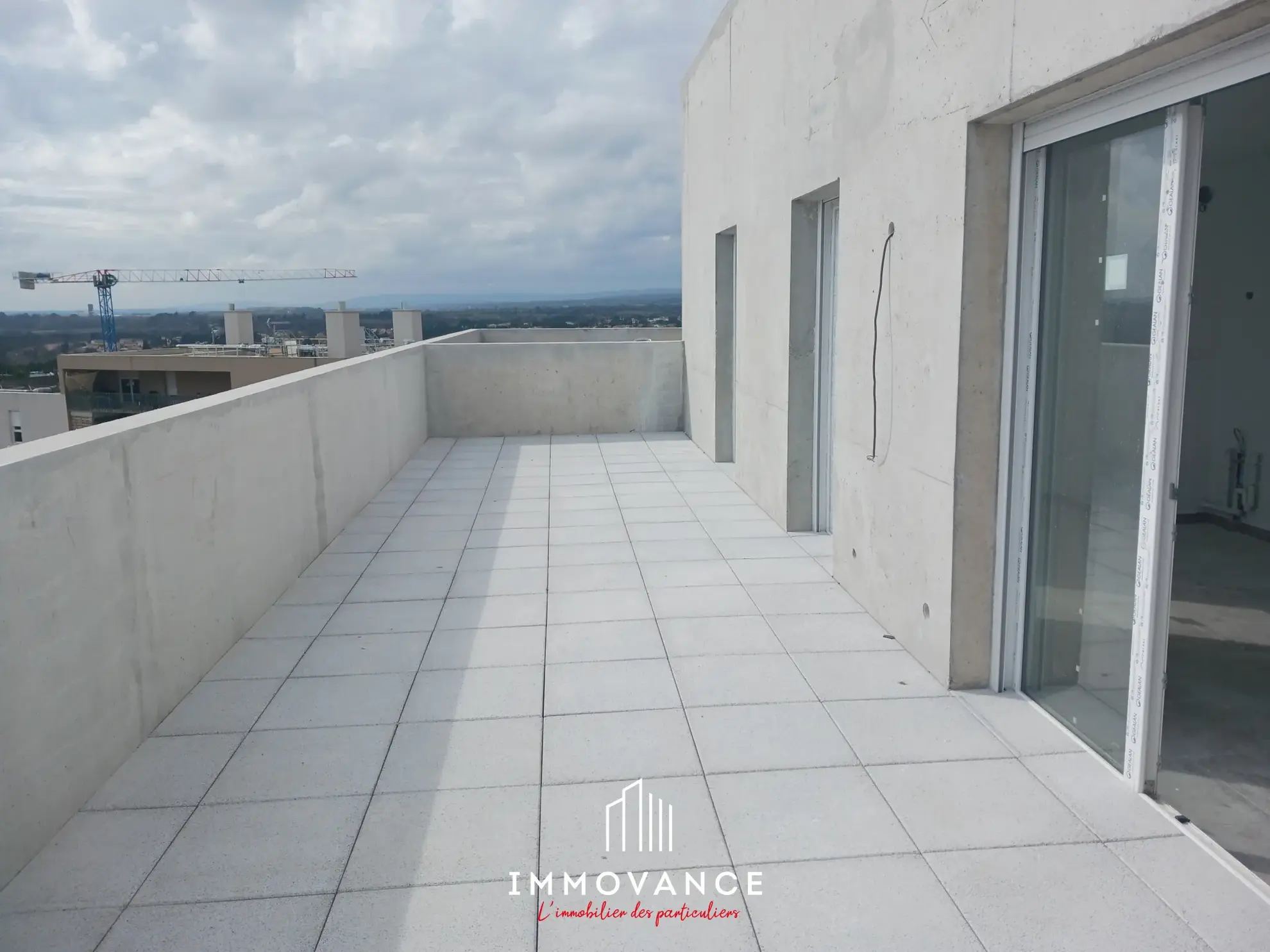 Appartement neuf de 70m² avec terrasse à Montpellier Cellenueve, dernier étage 