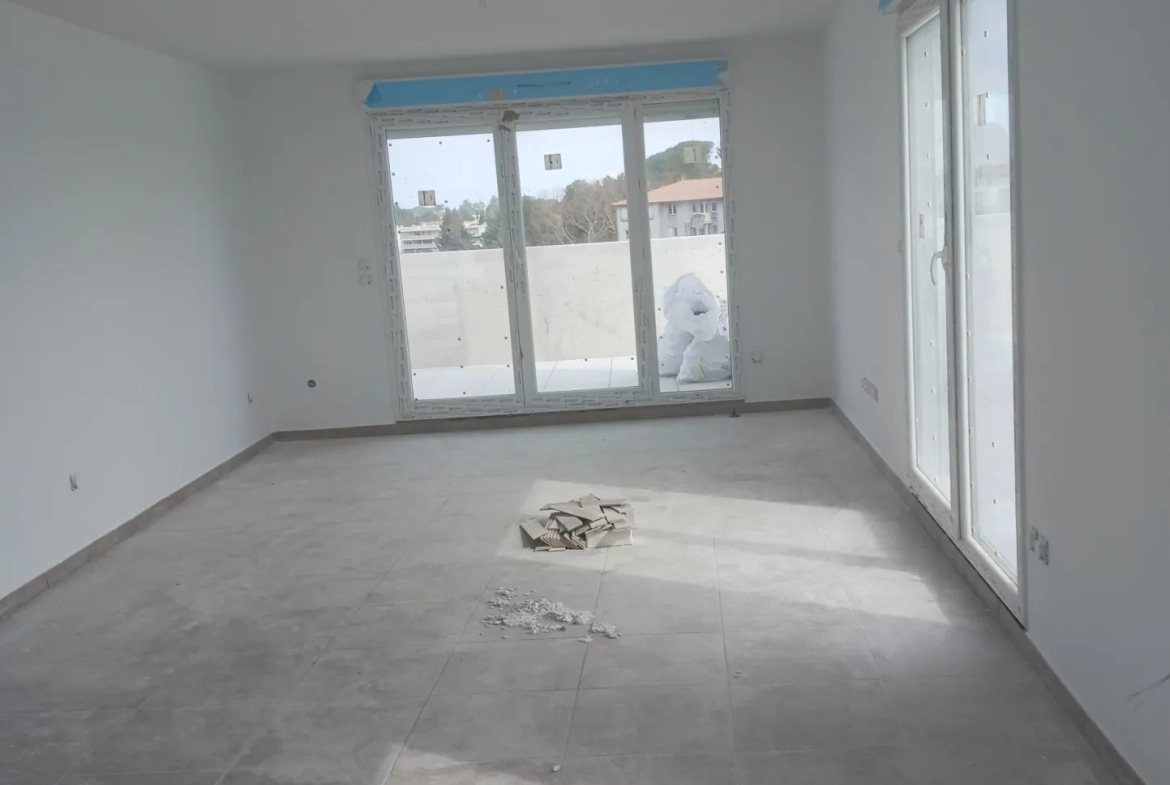 Appartement neuf de 70m² avec terrasse à Montpellier Cellenueve, dernier étage 