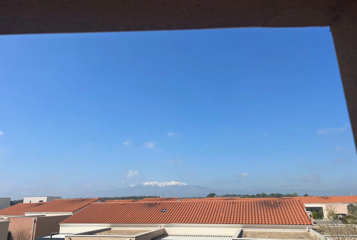 Appartement T3 à Pollestres près de Perpignan avec terrasse et parking 
