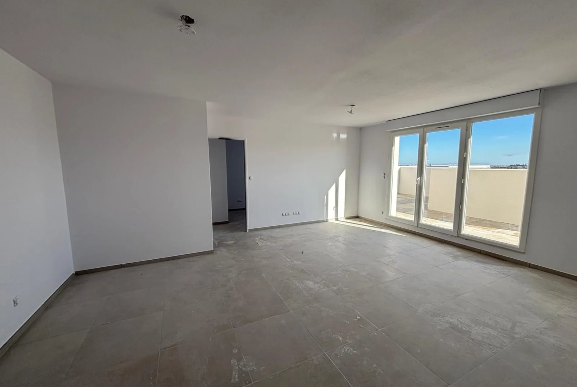 Appartement T3 à Pollestres près de Perpignan avec terrasse et parking 