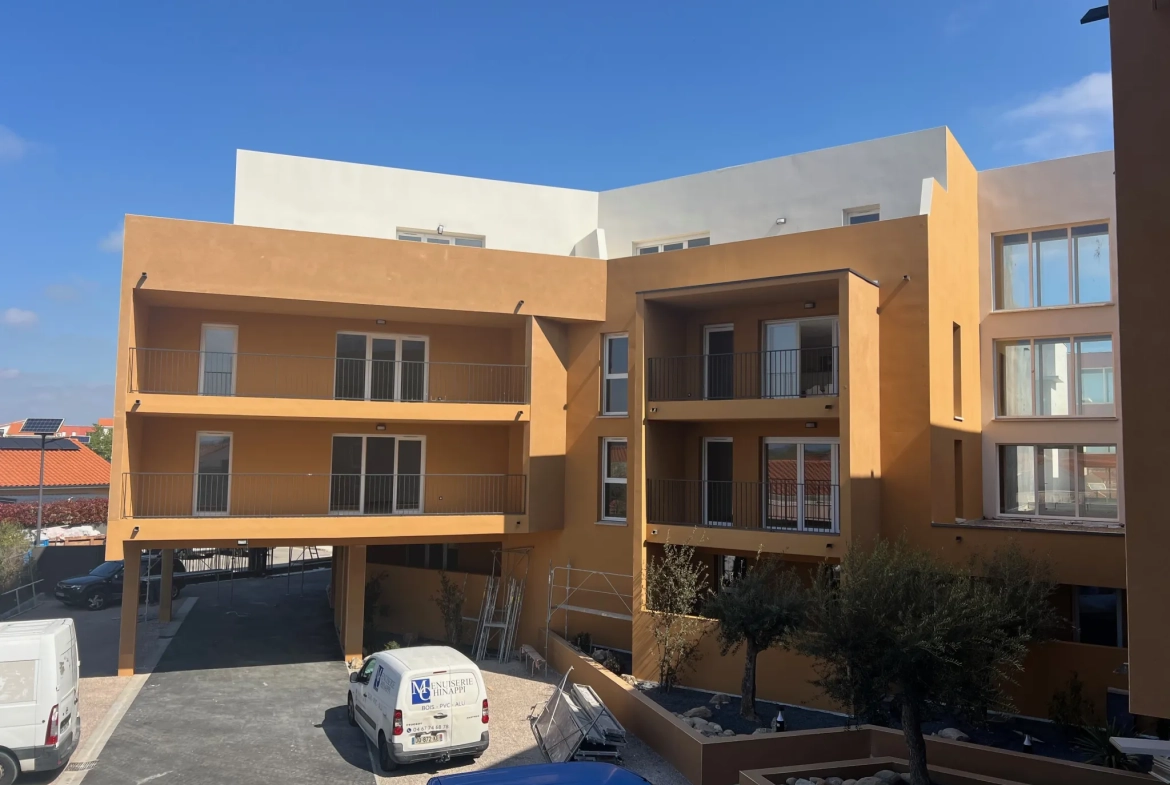 Appartement T3 à Pollestres près de Perpignan avec terrasse et parking 