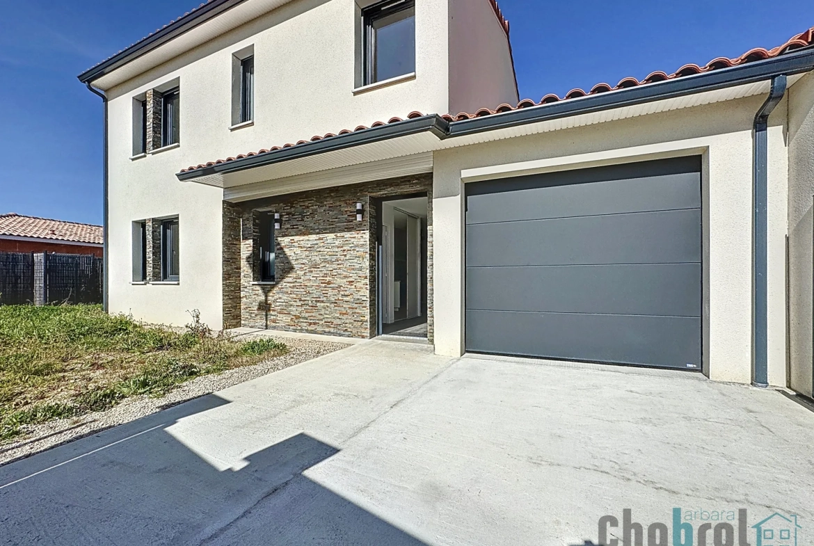 Belle maison neuve de type 5 avec garage et terrasse à Montauban 