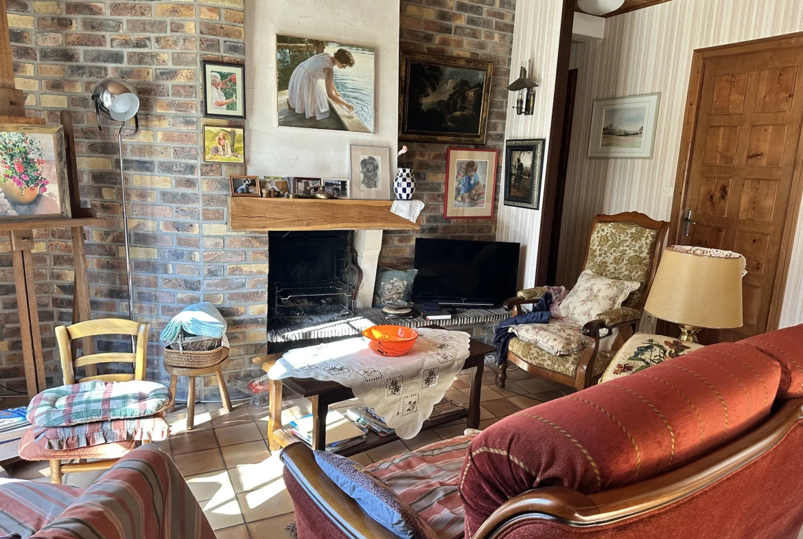 Maison de plain-pied avec atelier et jardin à Villers-sous-Saint-Leu 