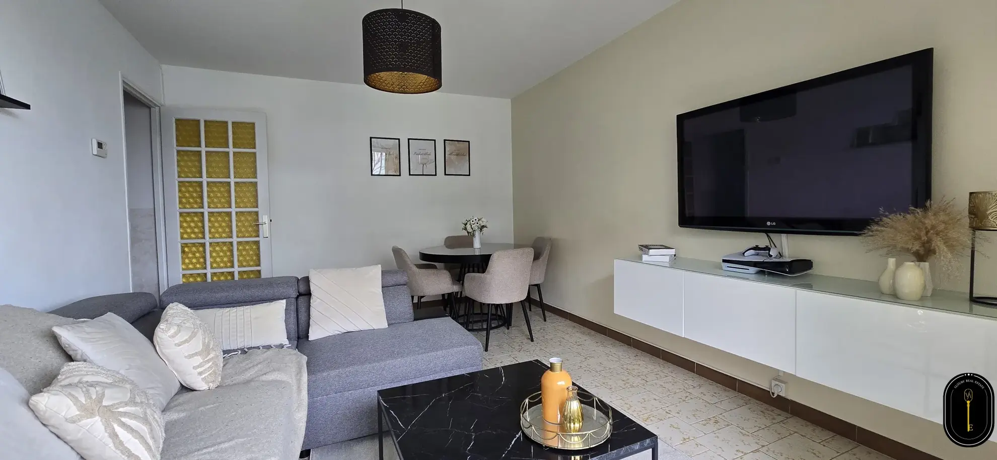Appartement 4 pièces avec 3 chambres, balcon et cave à Marseille Saint-Jérôme 