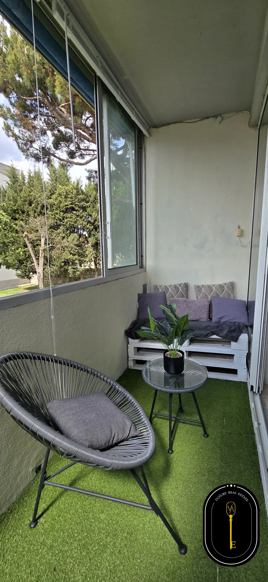 Appartement 4 pièces avec 3 chambres, balcon et cave à Marseille Saint-Jérôme 