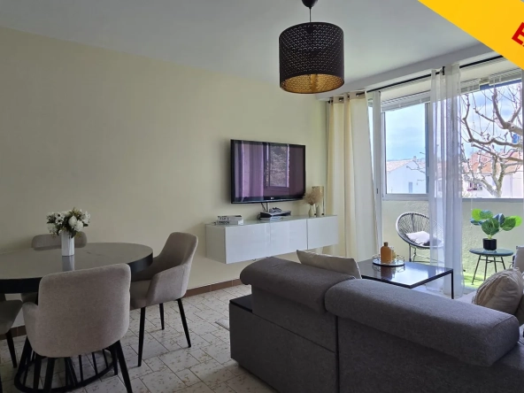 Appartement 4 pièces avec 3 chambres, balcon et cave à Marseille Saint-Jérôme