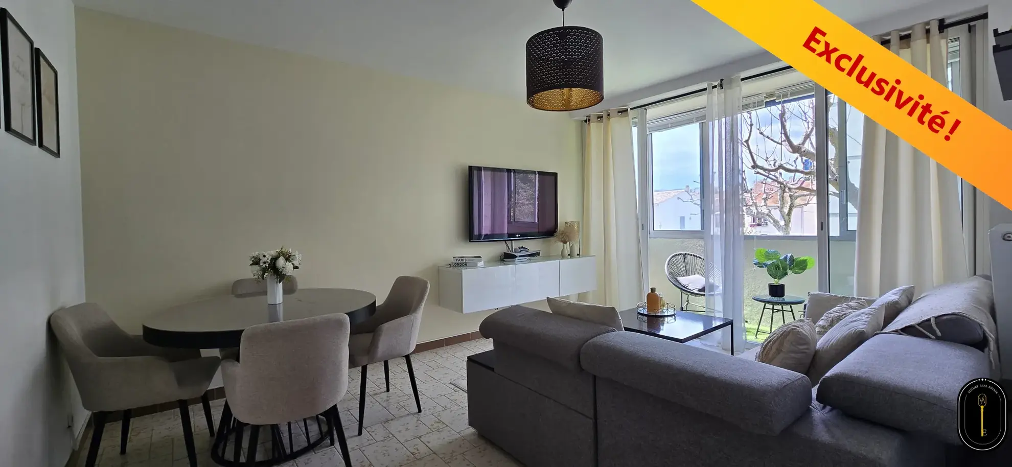 Appartement 4 pièces avec 3 chambres, balcon et cave à Marseille Saint-Jérôme 