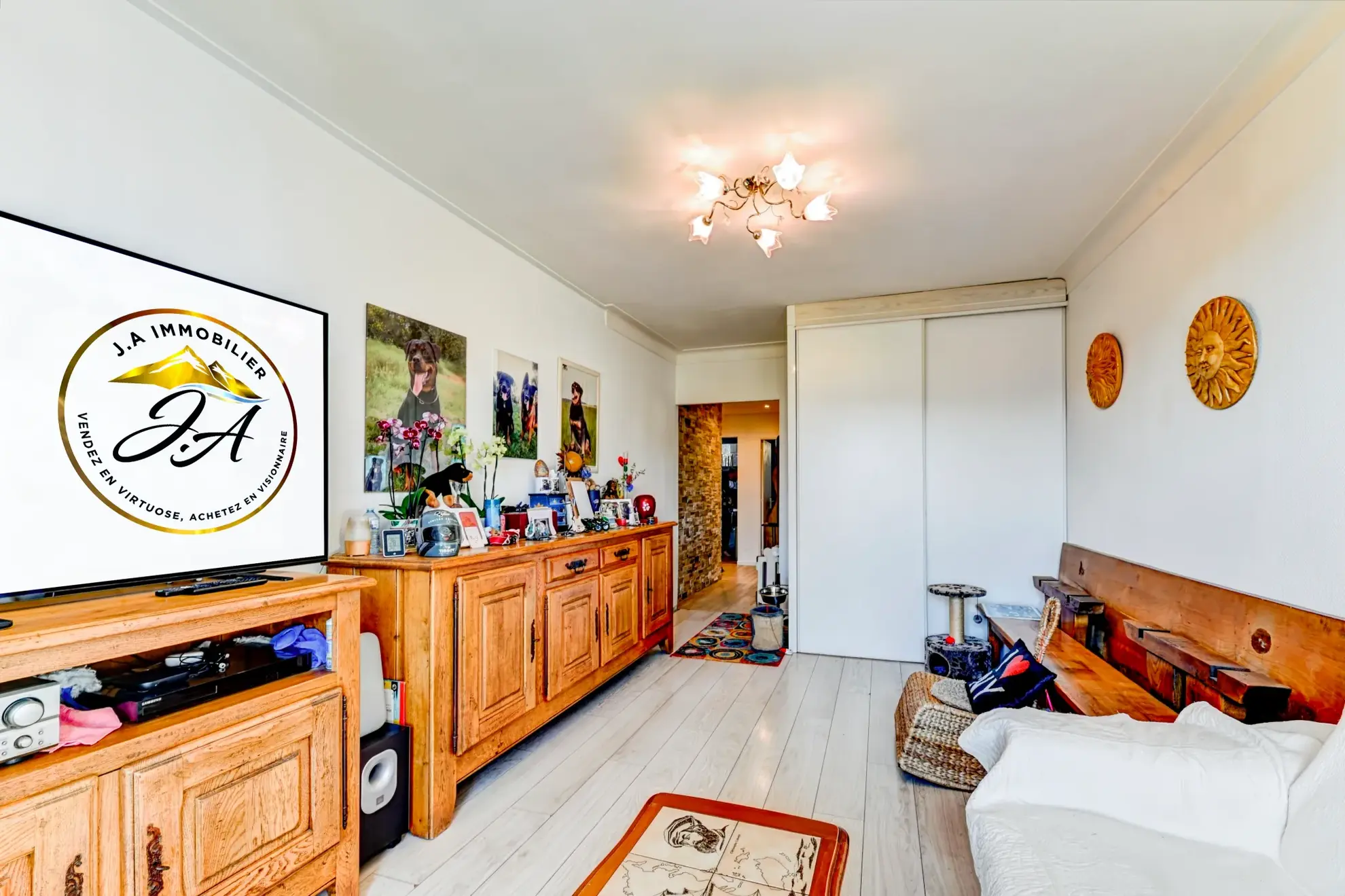 Bel appartement traversant de 54 m² avec deux balcons à Nice Cessole 