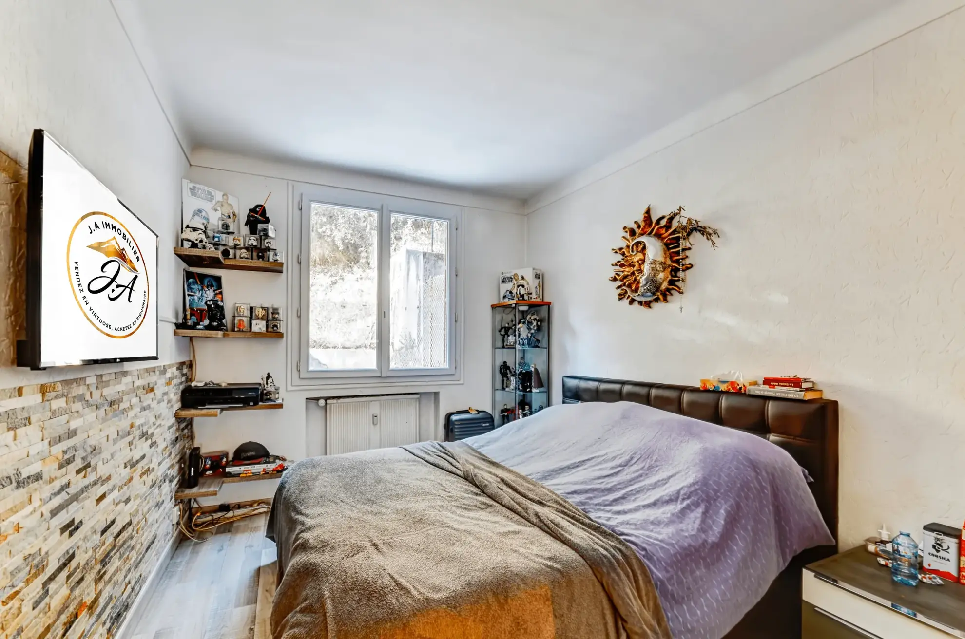 Bel appartement traversant de 54 m² avec deux balcons à Nice Cessole 