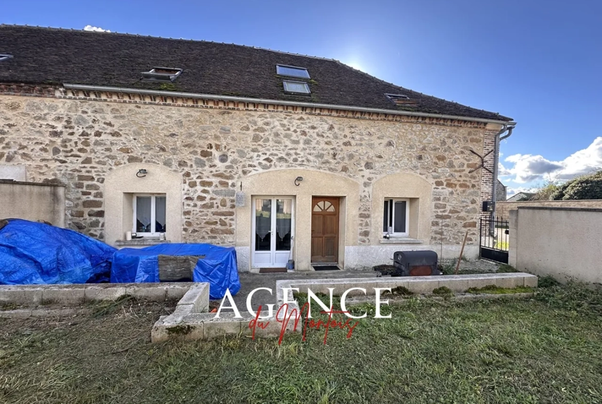 Maison villageoise rénovée avec jardin à Sergines, 4 chambres, chauffage électrique 