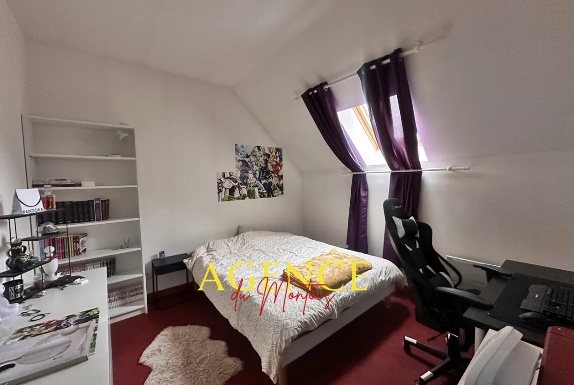 Maison villageoise rénovée avec jardin à Sergines, 4 chambres, chauffage électrique 