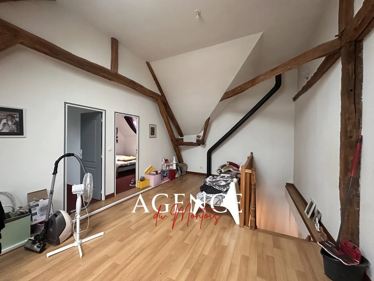 Maison villageoise rénovée avec jardin à Sergines, 4 chambres, chauffage électrique 