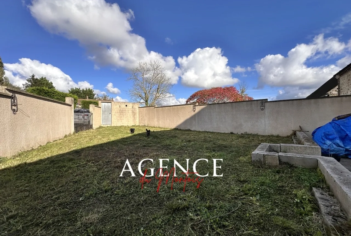 Maison villageoise rénovée avec jardin à Sergines, 4 chambres, chauffage électrique 