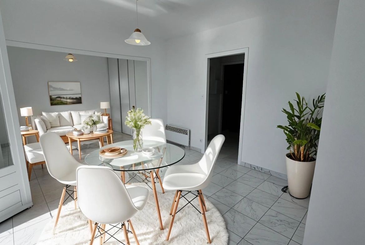 Appartement T4 lumineux de 66 m² avec balcon à Montpellier Sud 