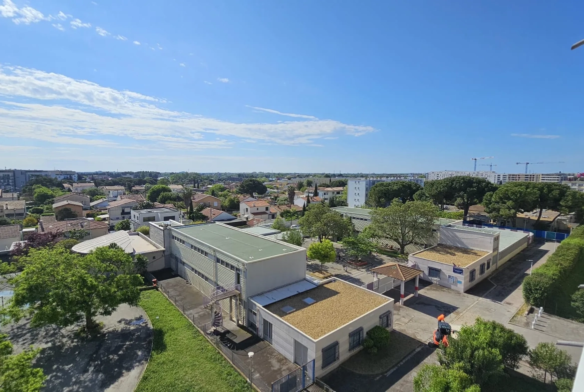 Appartement T4 lumineux de 66 m² avec balcon à Montpellier Sud 