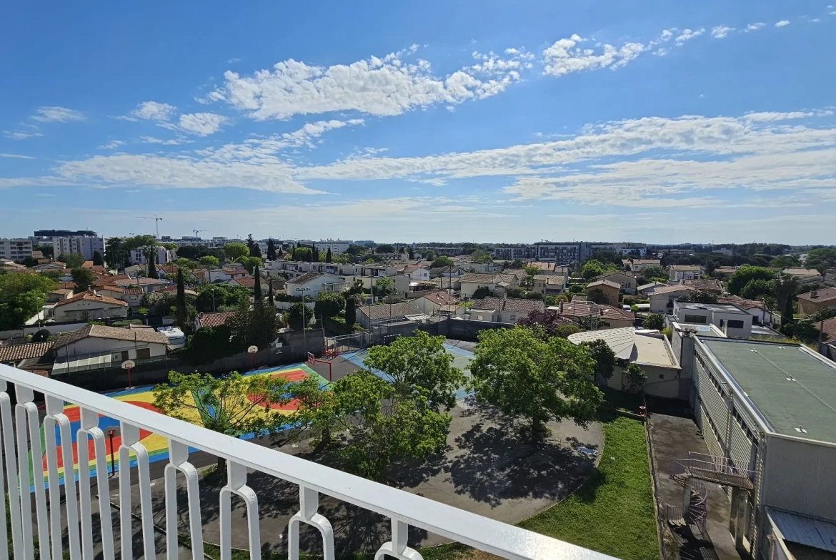 Appartement T4 lumineux de 66 m² avec balcon à Montpellier Sud 