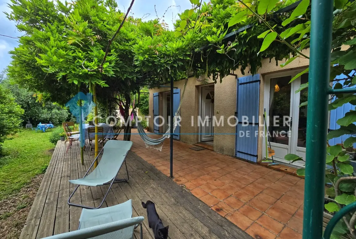 Superbe villa T5 de 82 m² à Cendras avec jardin et dépendance 