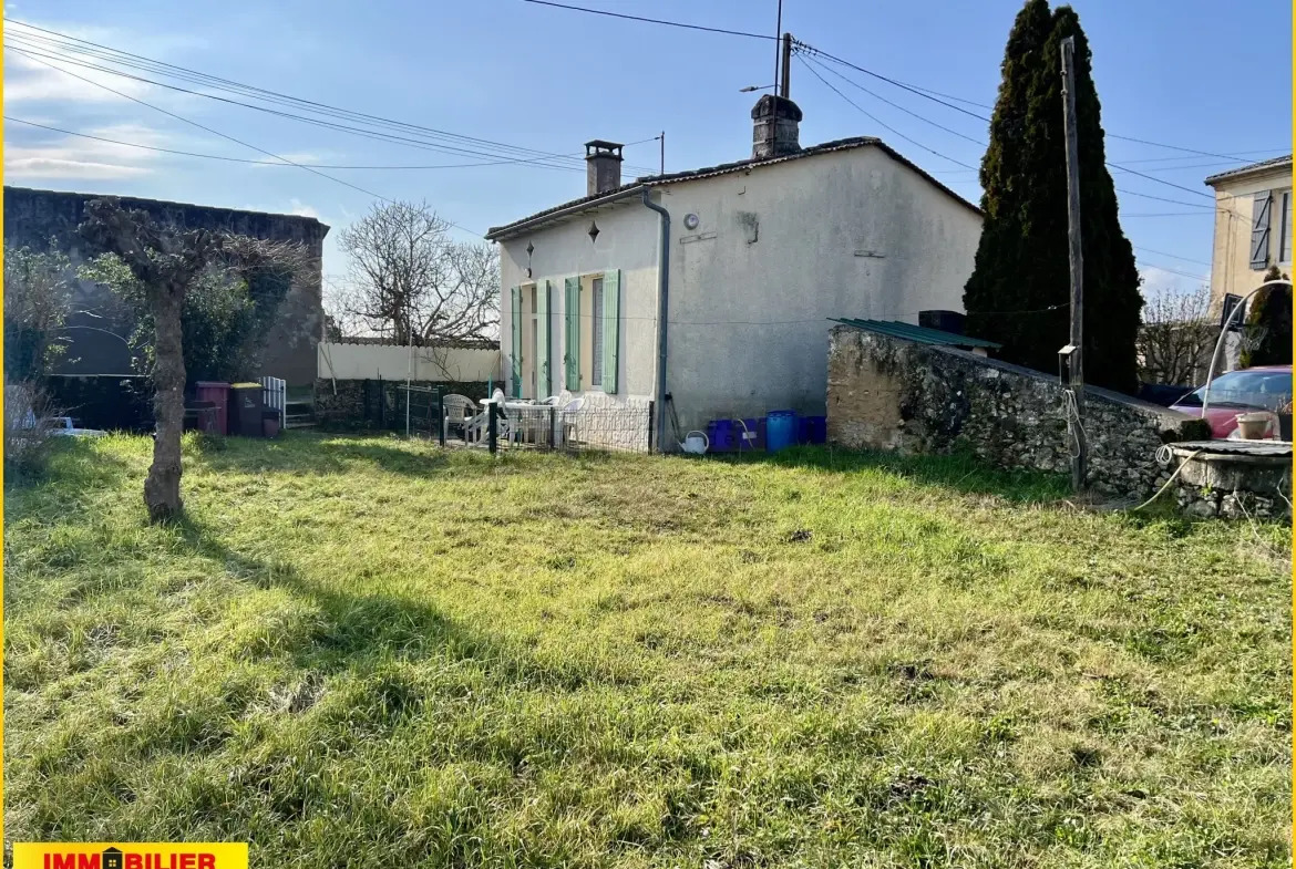 Maison en pierre à Barsac avec jardin et garages, location en place 