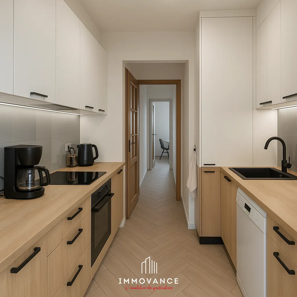 Appartement T4 de 82 m² avec balcon, parking et garage au centre de Castelnau-le-Lez 