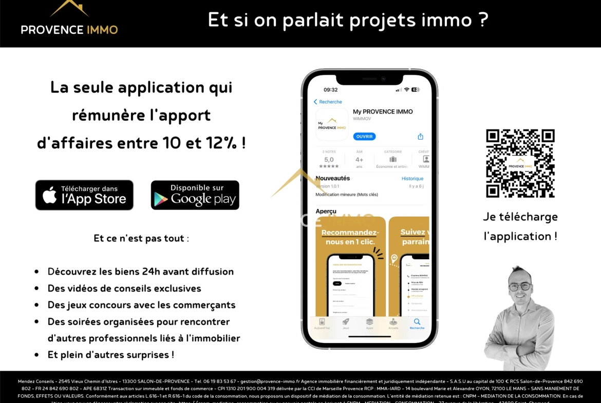 Appartement T2 à Vendre au Cœur d'Aix-en-Provence avec Terrasse 