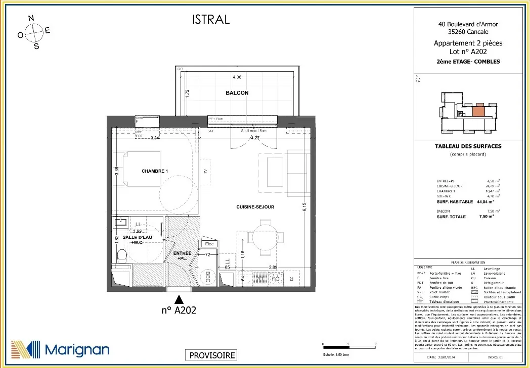 Appartement neuf 2 pièces à Cancale – Livraison 2025, offres spéciales 