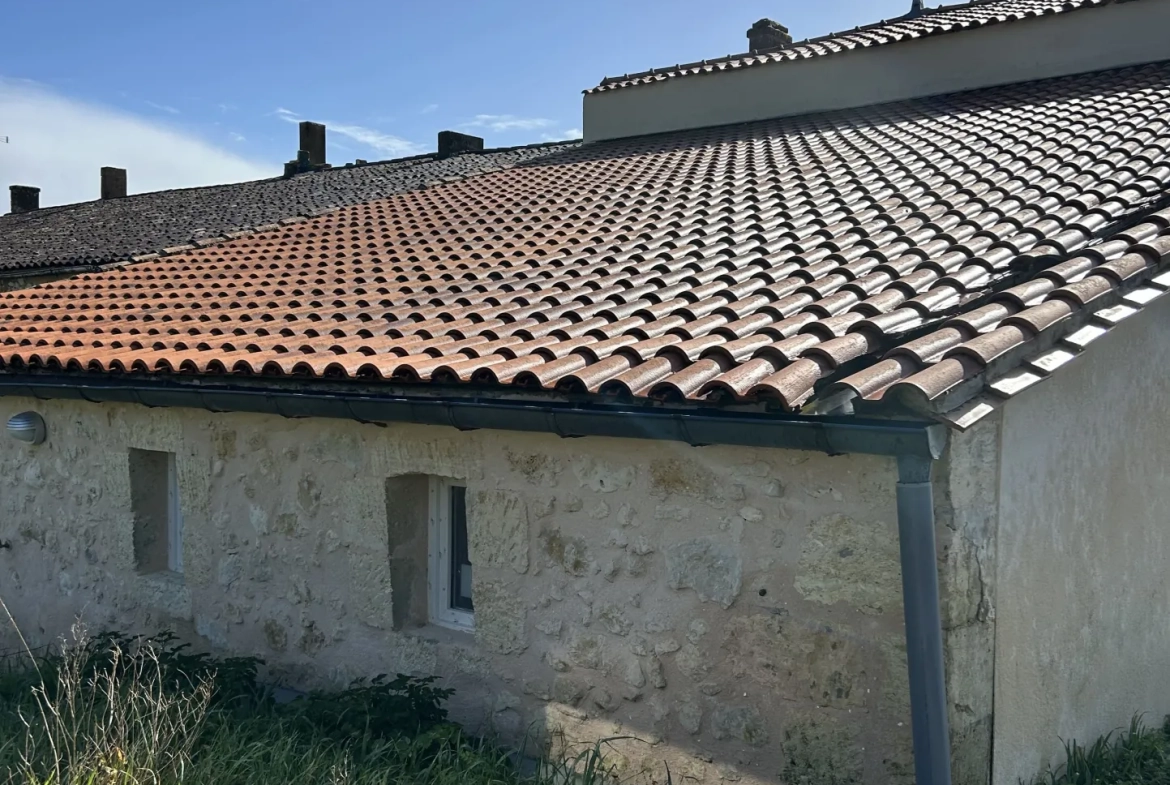 Magnifique maison en pierre rénovée avec 5 chambres et vue sur vignes à Samonac 
