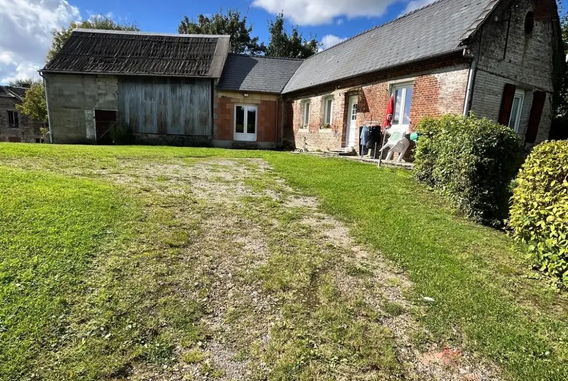 Fermette à vendre à Iron (02510) - Charmante maison de 95 m² avec terrain dans les Ardennes 