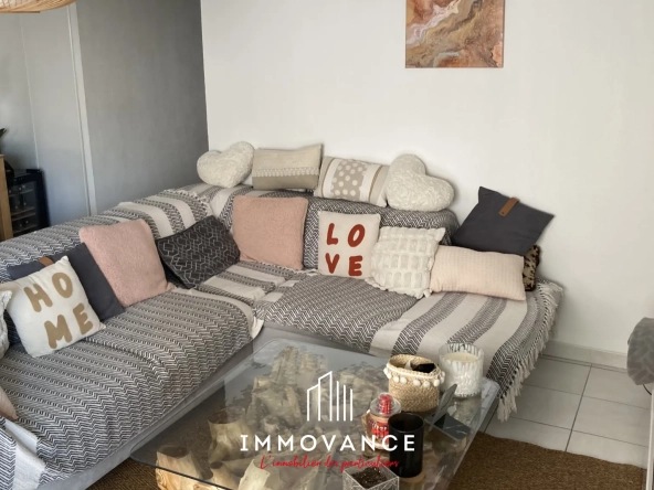 À vendre appartement T3 avec terrasse en vente à Agde, proche mer et commodités 