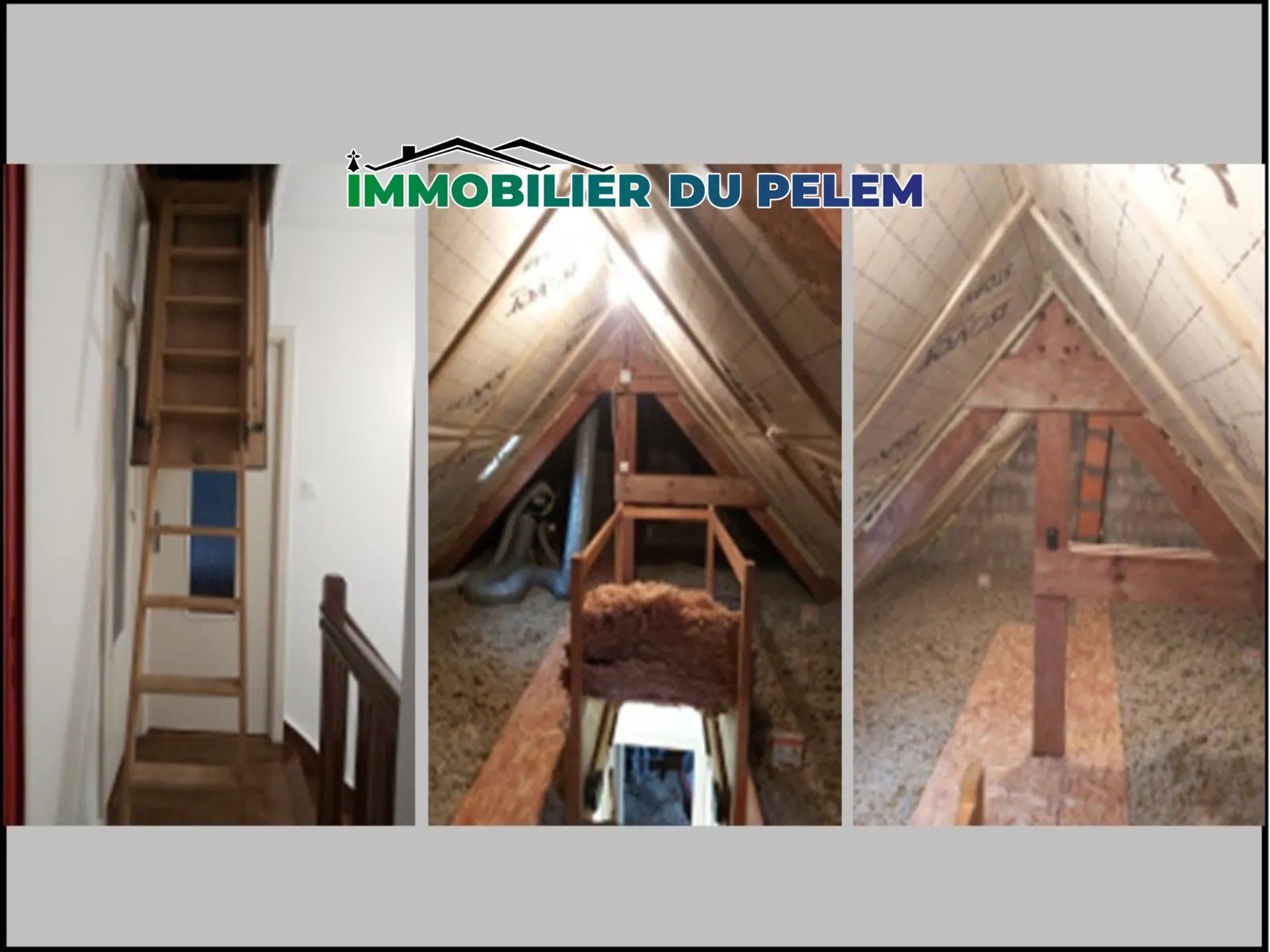 Maison de ville à vendre à Saint-Nicolas-du-Pélem, 65m² avec 2 chambres, charme et potentiel 